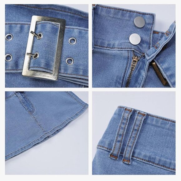 Denim Seduction Set – Belted Babe Edition - Picture 5 of 7